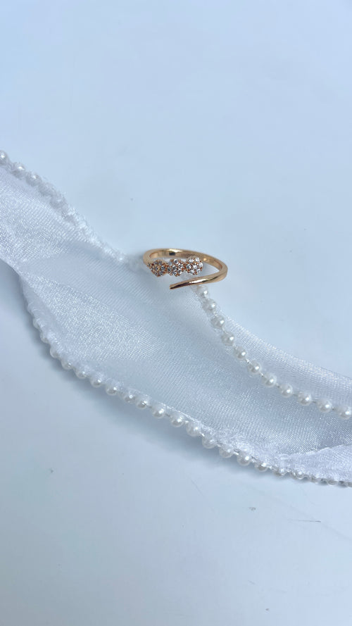 Adjustable Floral Ring