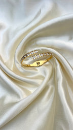 Crystal squarestack Bangle