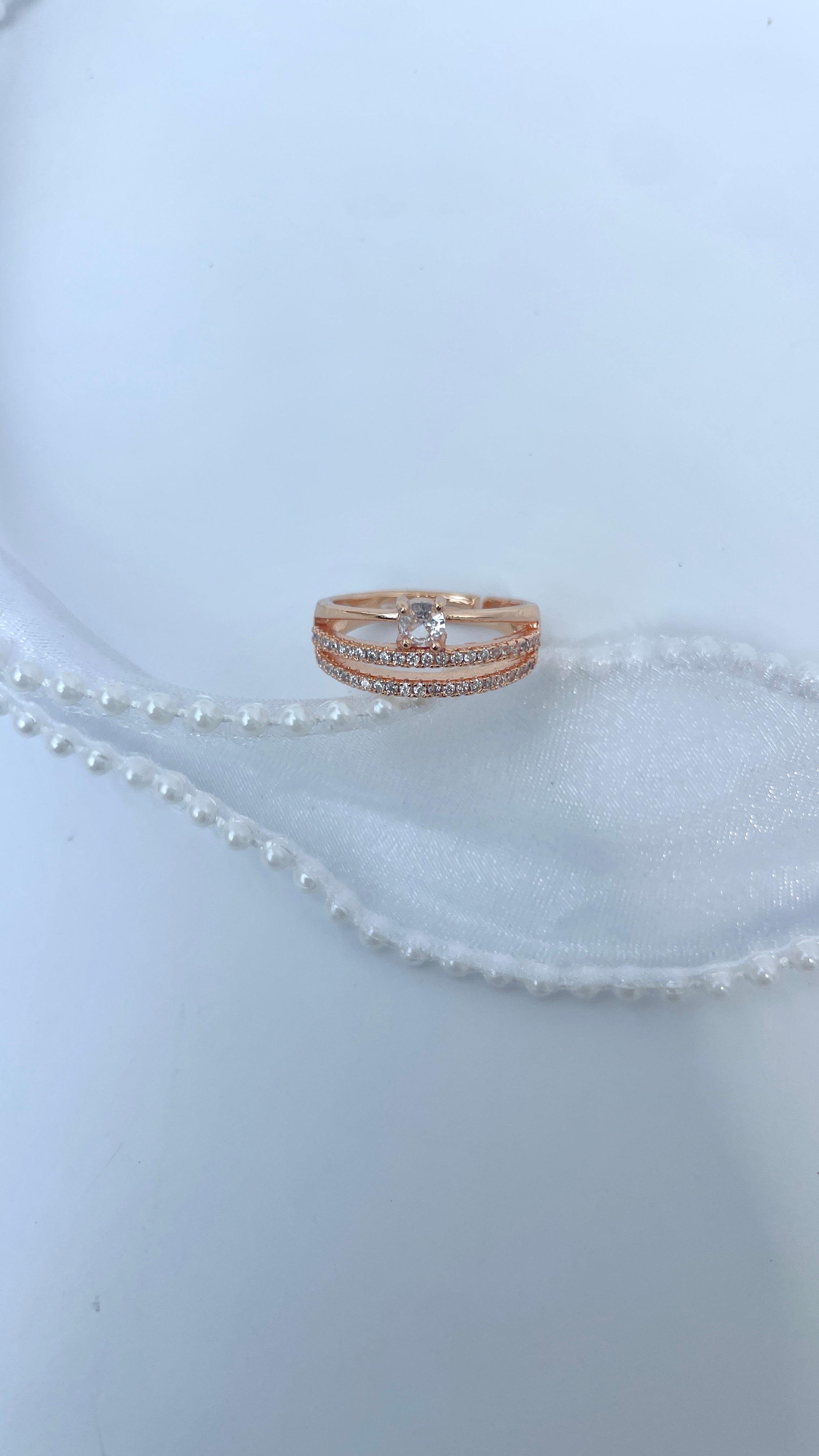 Adjustable Triple Band Ring