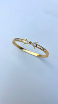 Aurora bow bangle