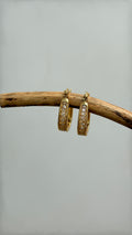 Golden Gleam Hoops