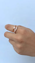 Pave Cluster Ring
