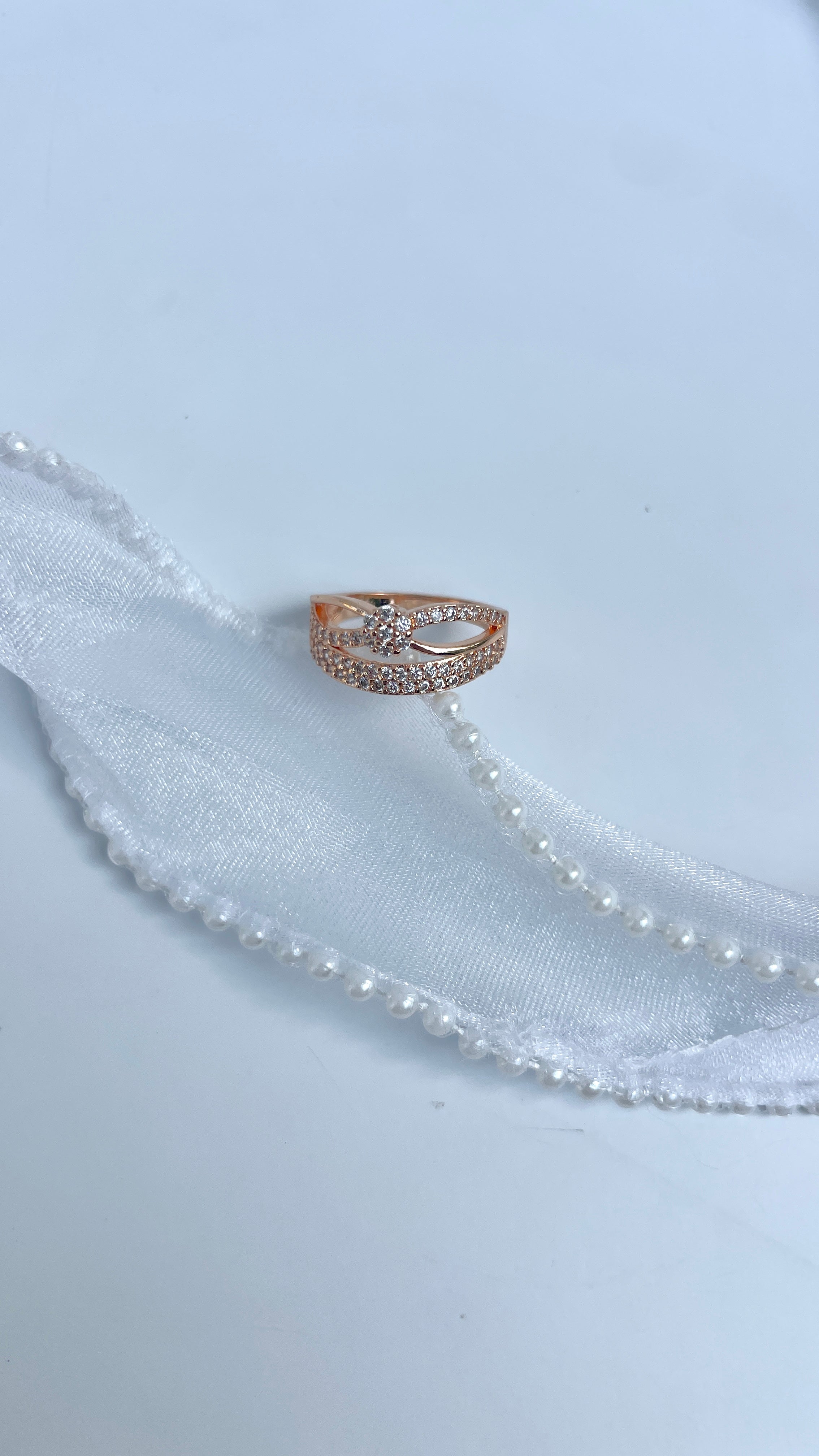 Pave Cluster Ring