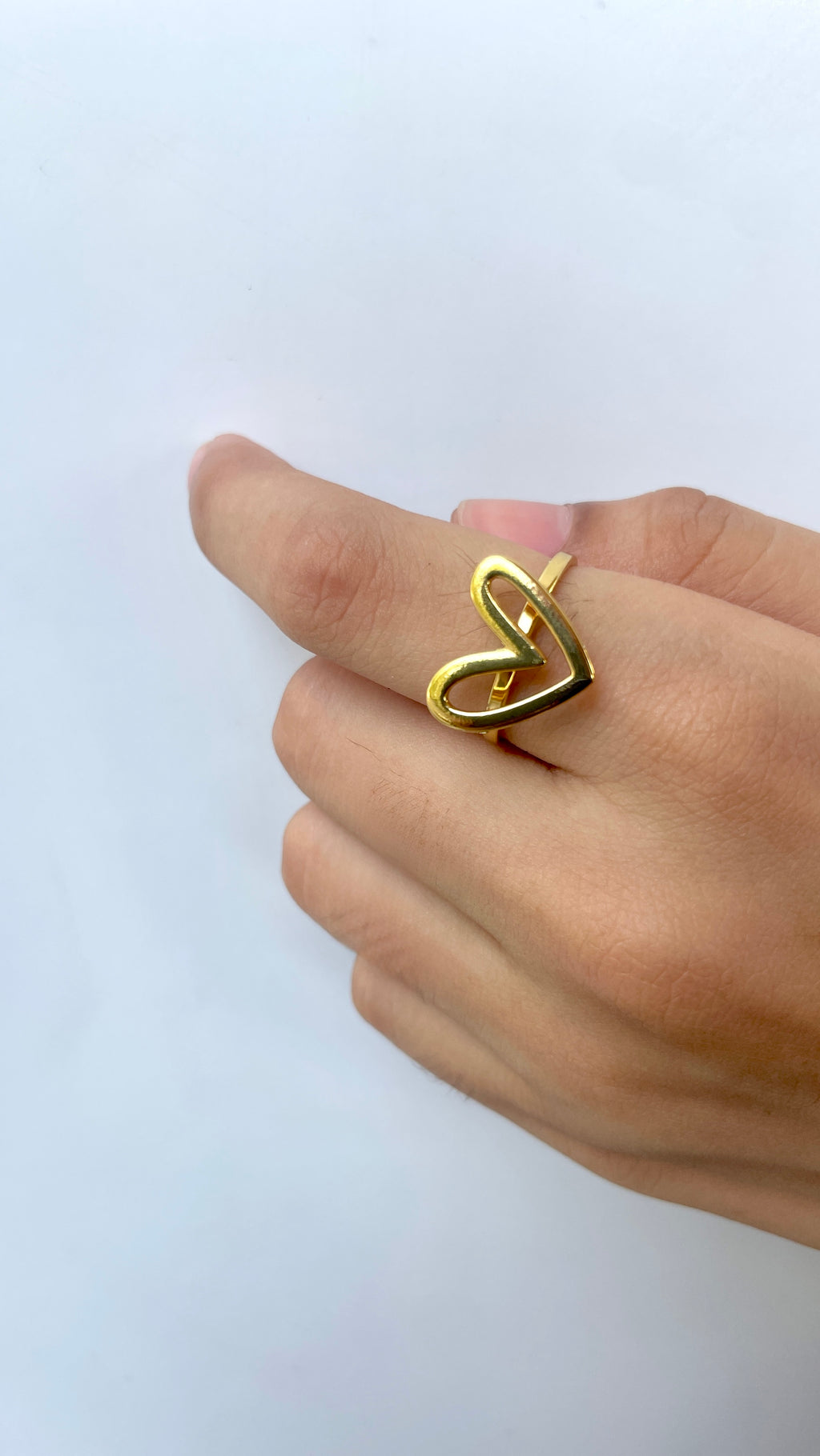 Adjustable Heart Ring