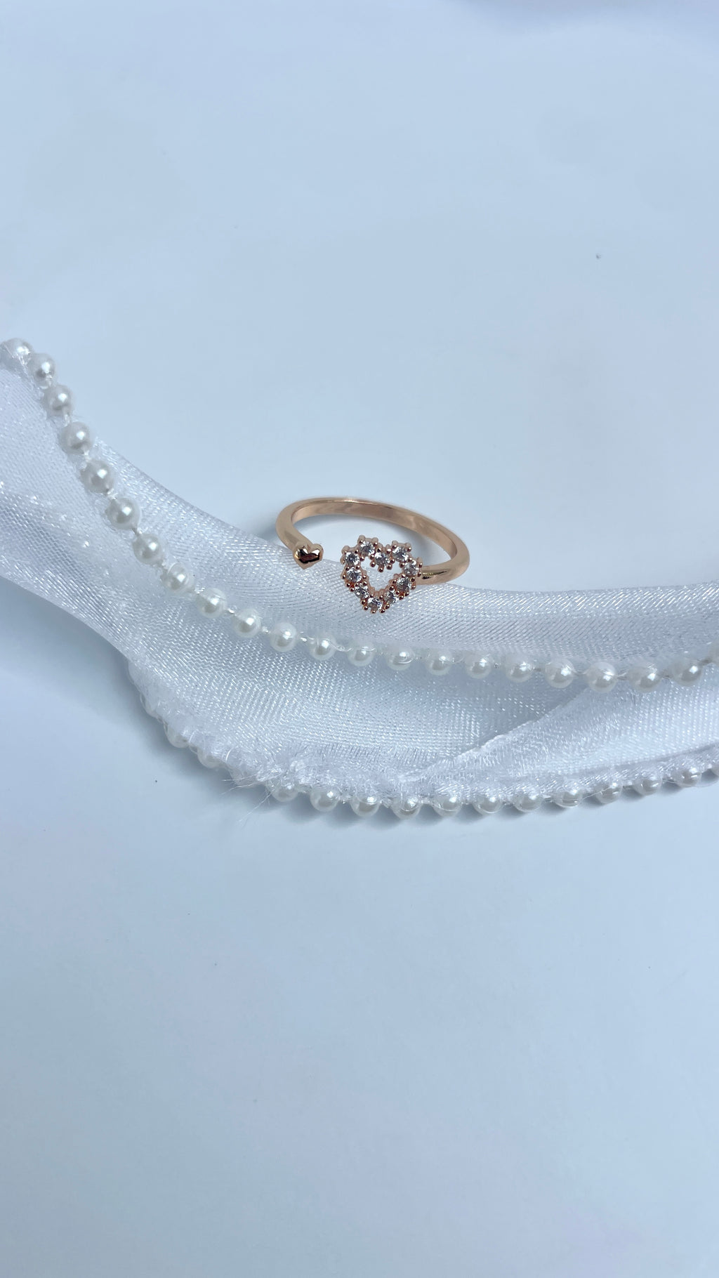 Adjustable Heart wrap Ring