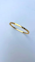 Honeycomb glow bangle