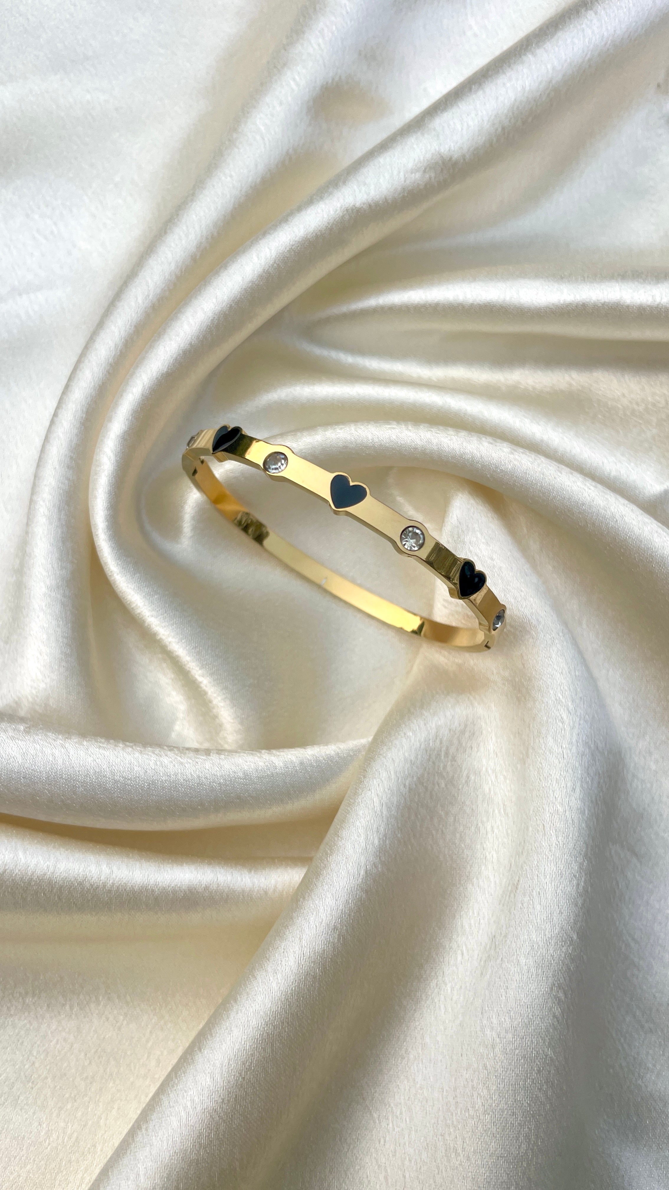 Black Love Bangle