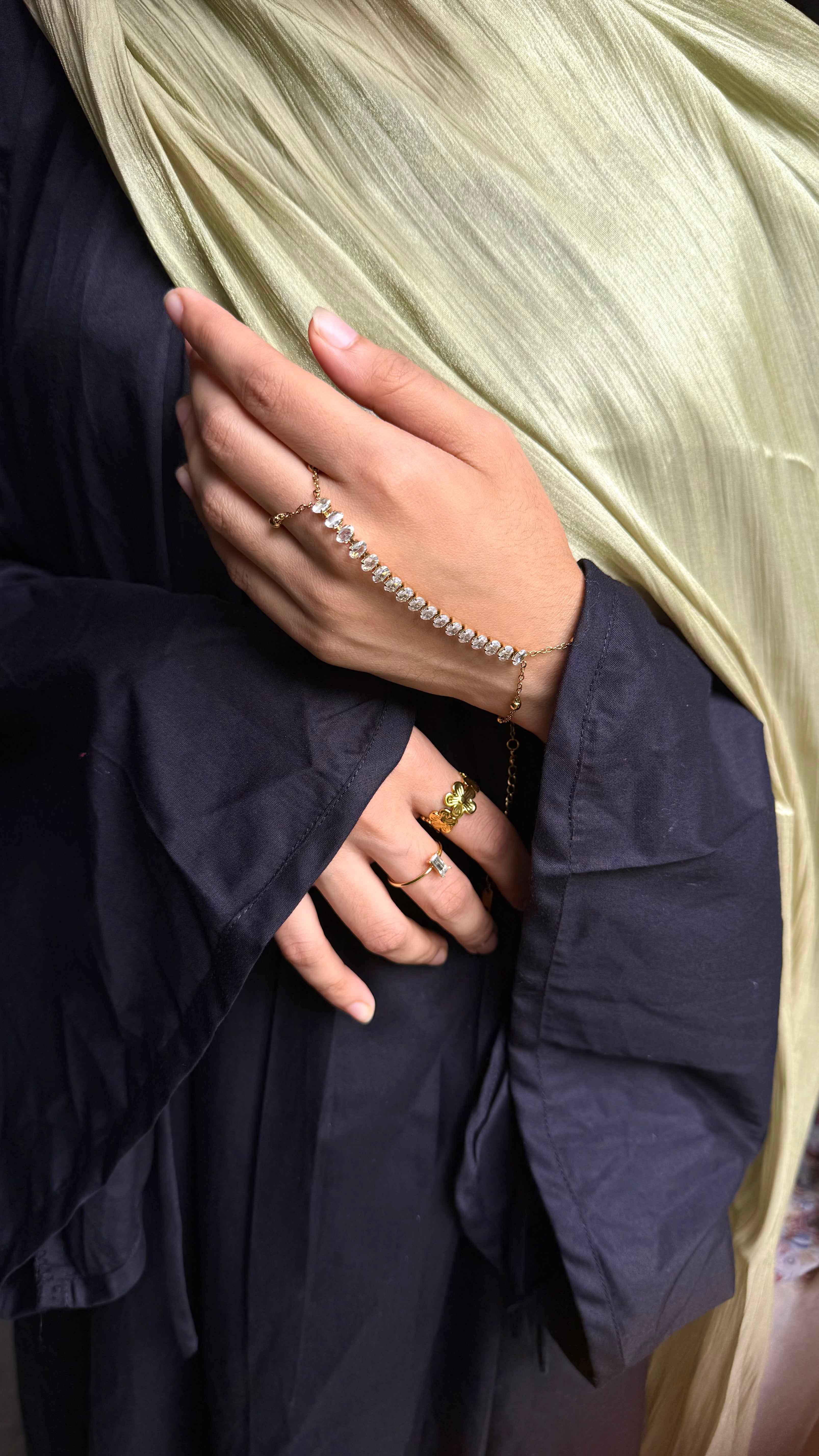 Crystal Grace Hand Chain