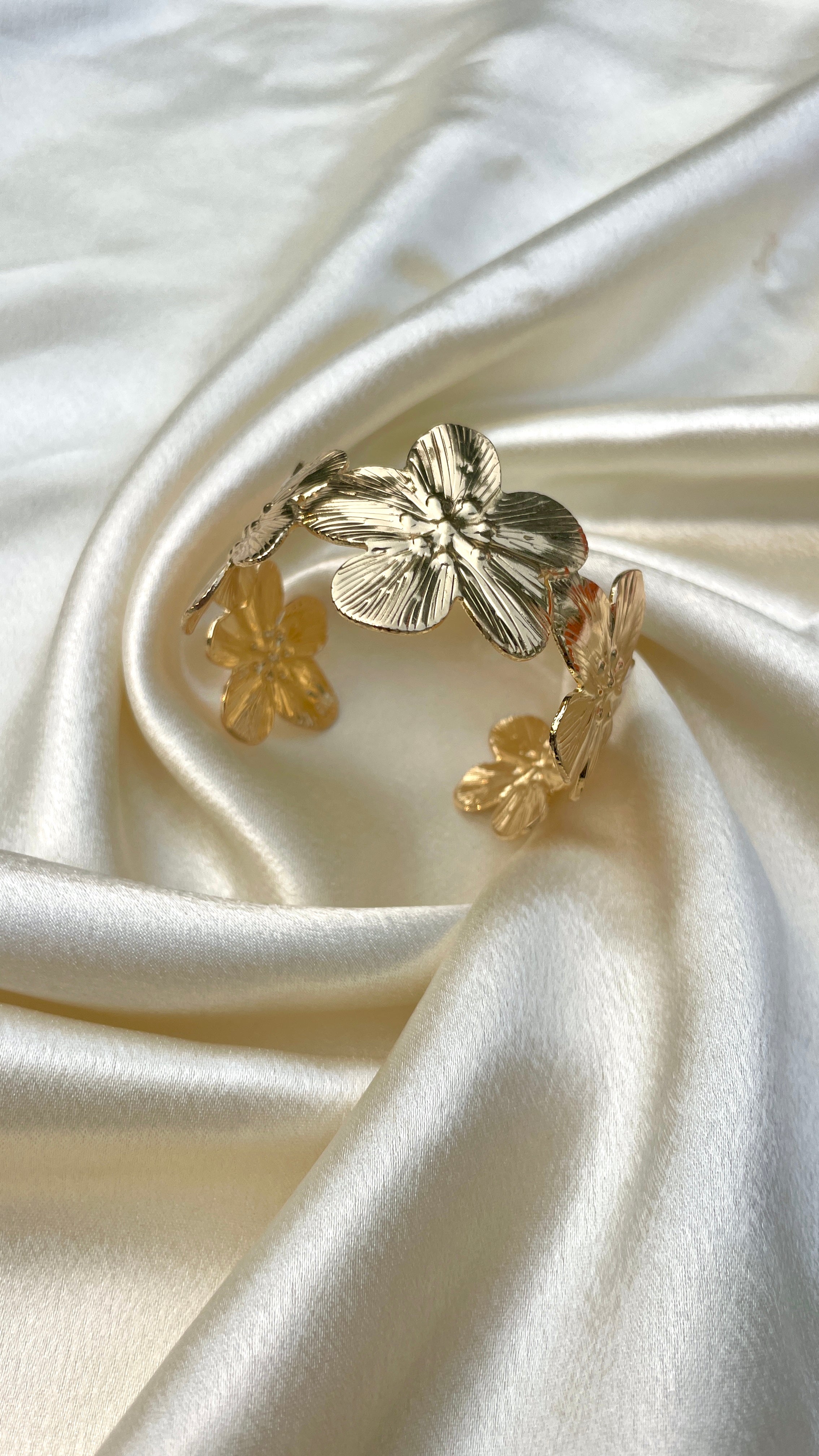 Adjustable Flora Luxe Cuff