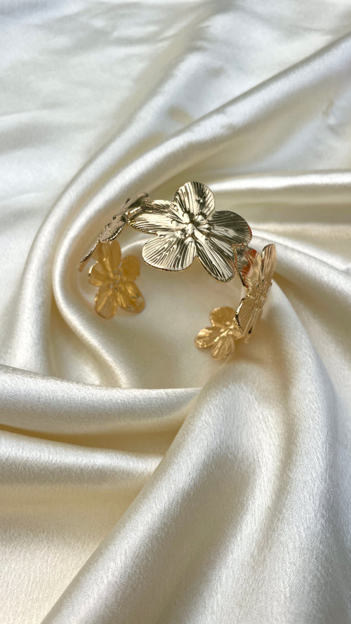Adjustable Flora Luxe Cuff