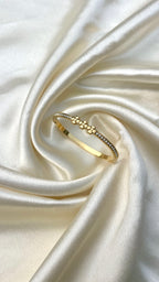 Petal glow cz bangle
