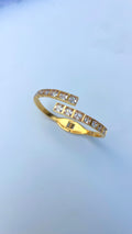 Crystal squarestack Bangle