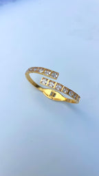 Crystal squarestack Bangle