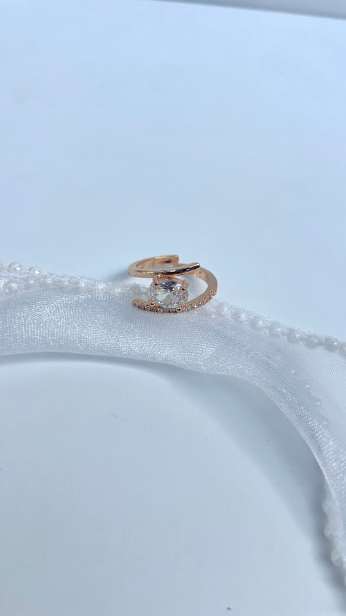 Adjustable Celeste Ovel Wrap Ring