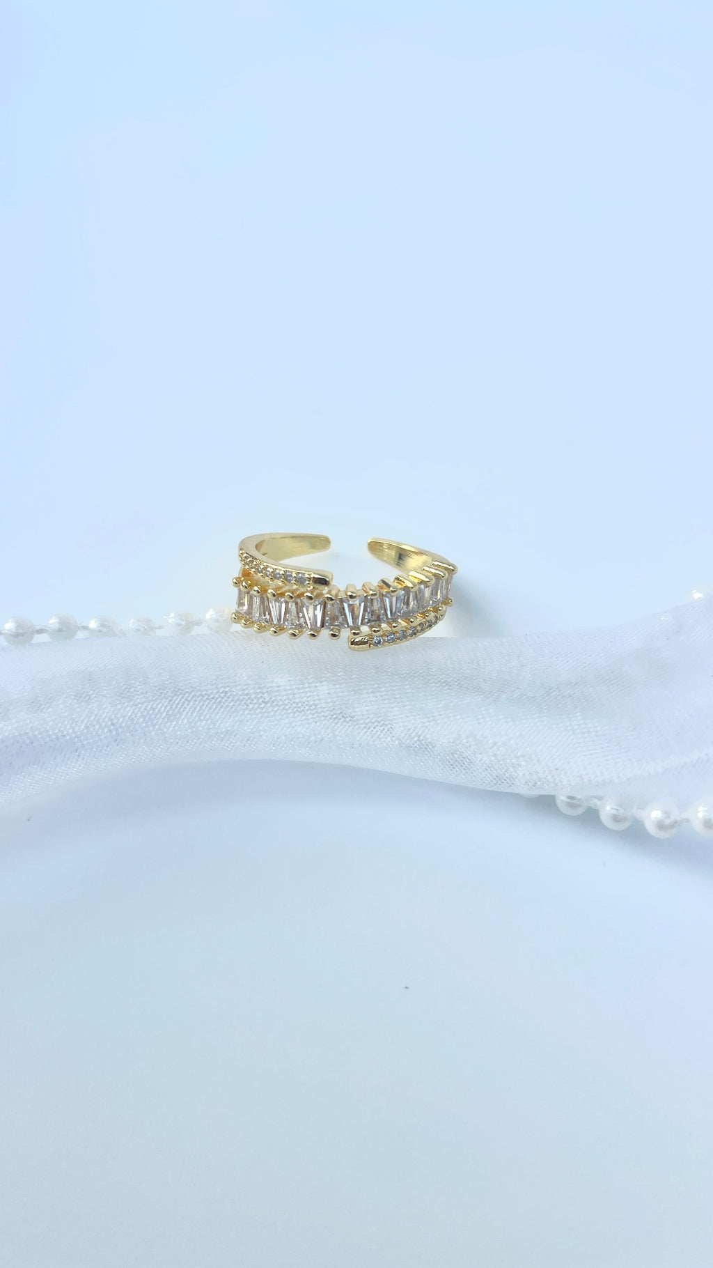 Adjustable Zirconia Ring