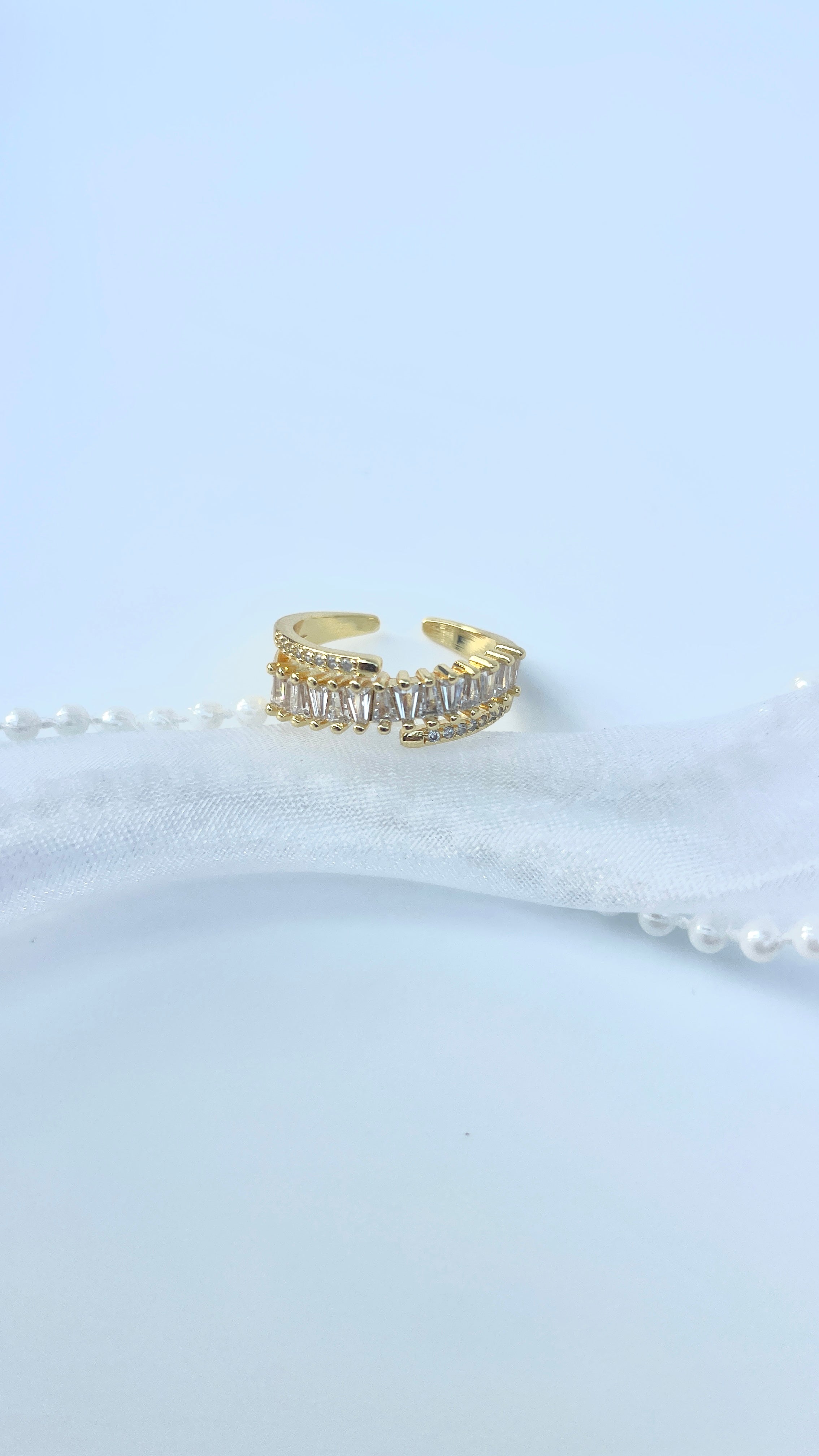 Adjustable Zirconia Ring