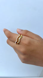 Adjustable Tiny pearl Ring