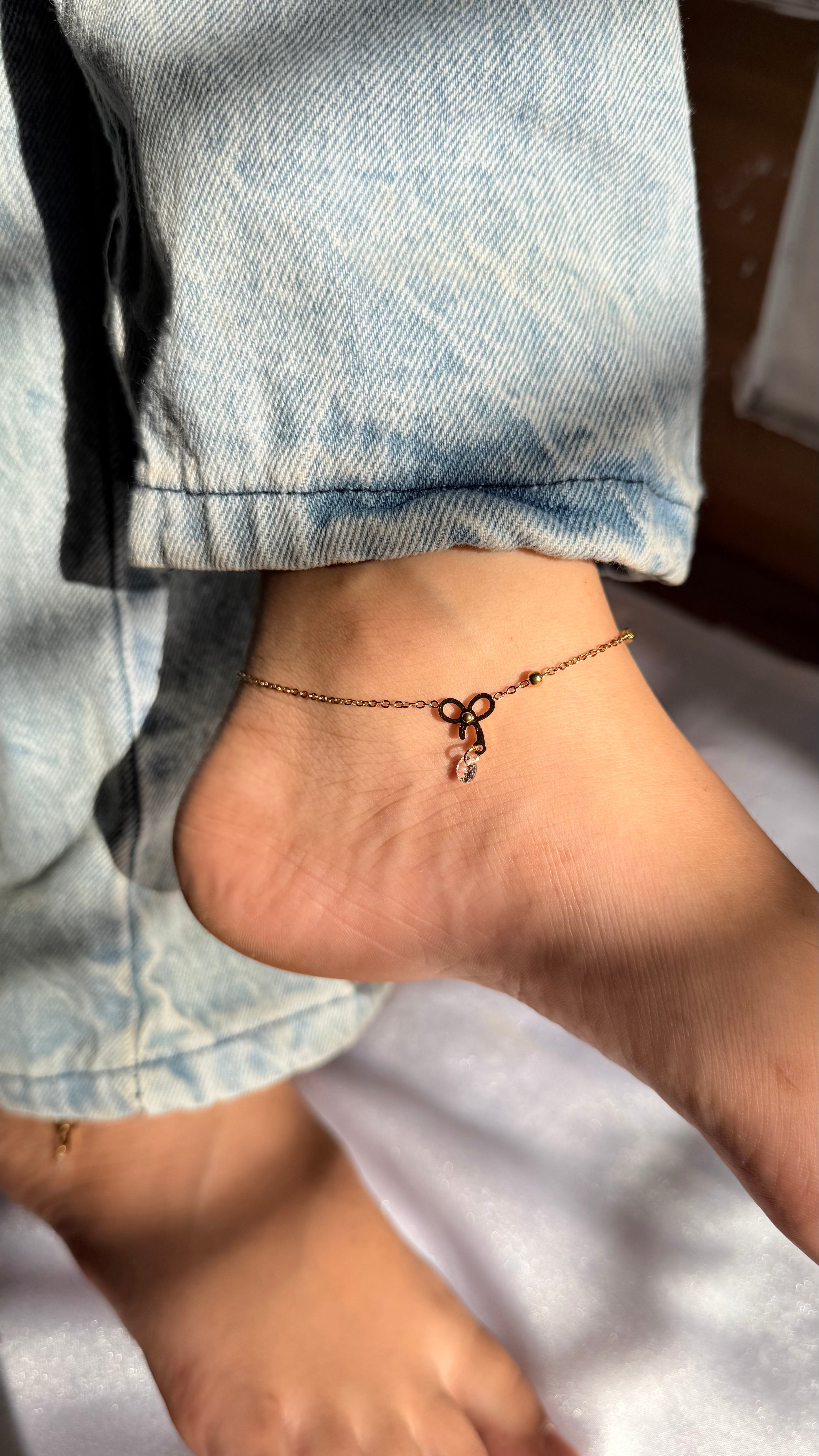 Butterfly Bow Anklet