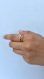 Adjustable Heart & Pave Duo
