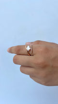 Adjustable Celeste Ovel Wrap Ring