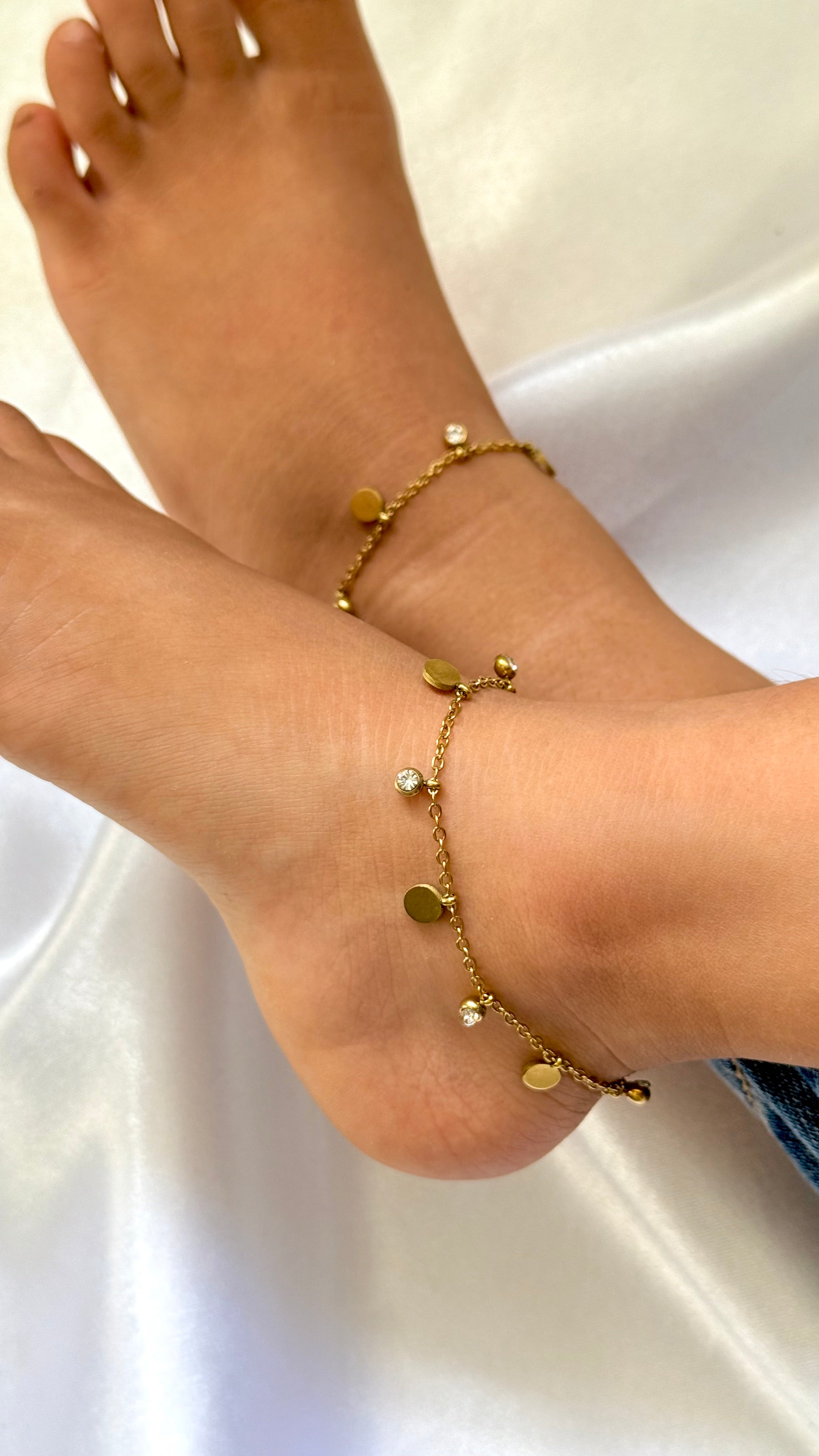 Twinkle Drop Kids Anklet