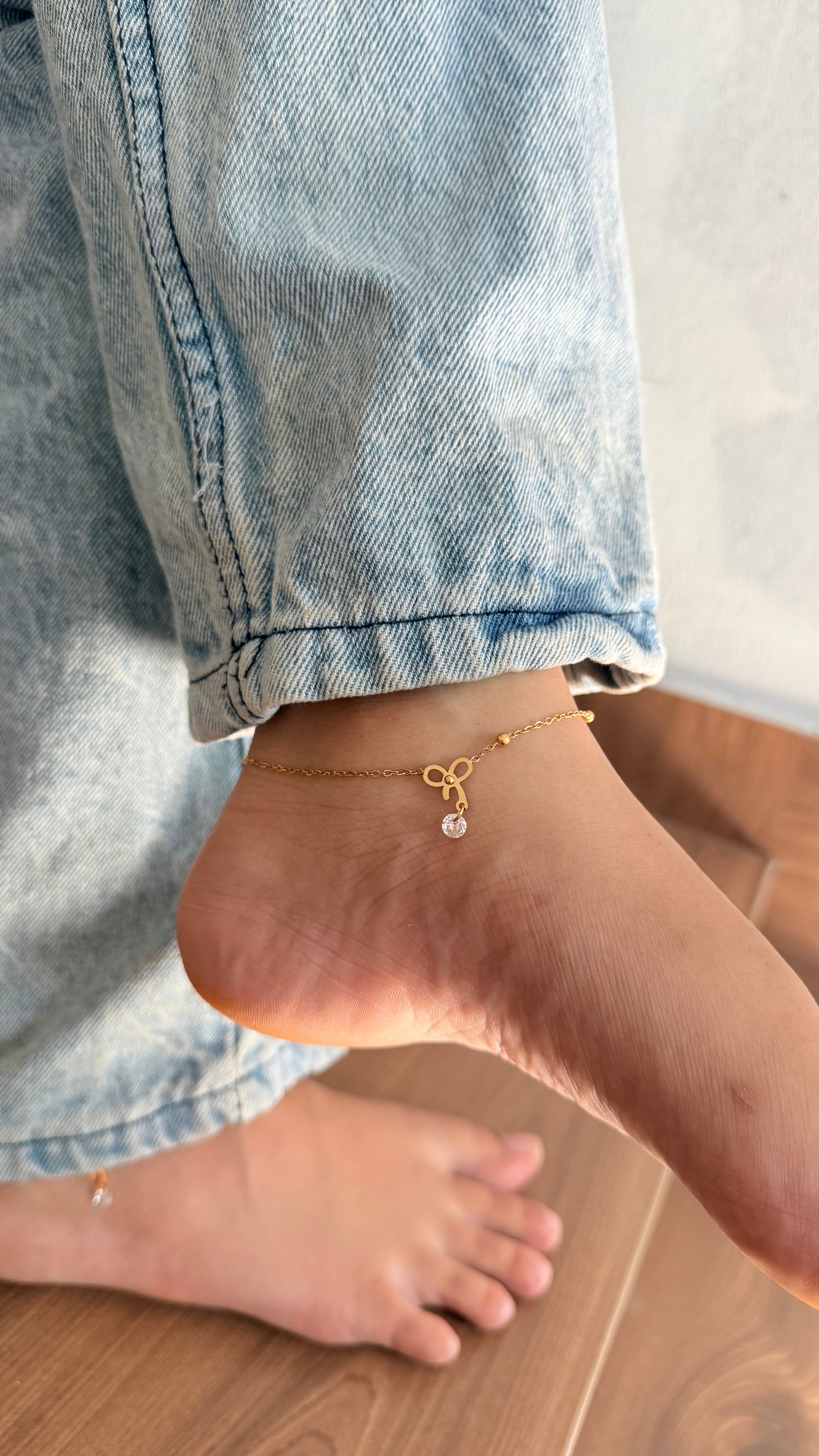 Butterfly Bow Anklet