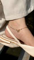 Velvet Bow Anklet