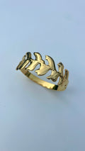 Olive Leaf Open Bangle