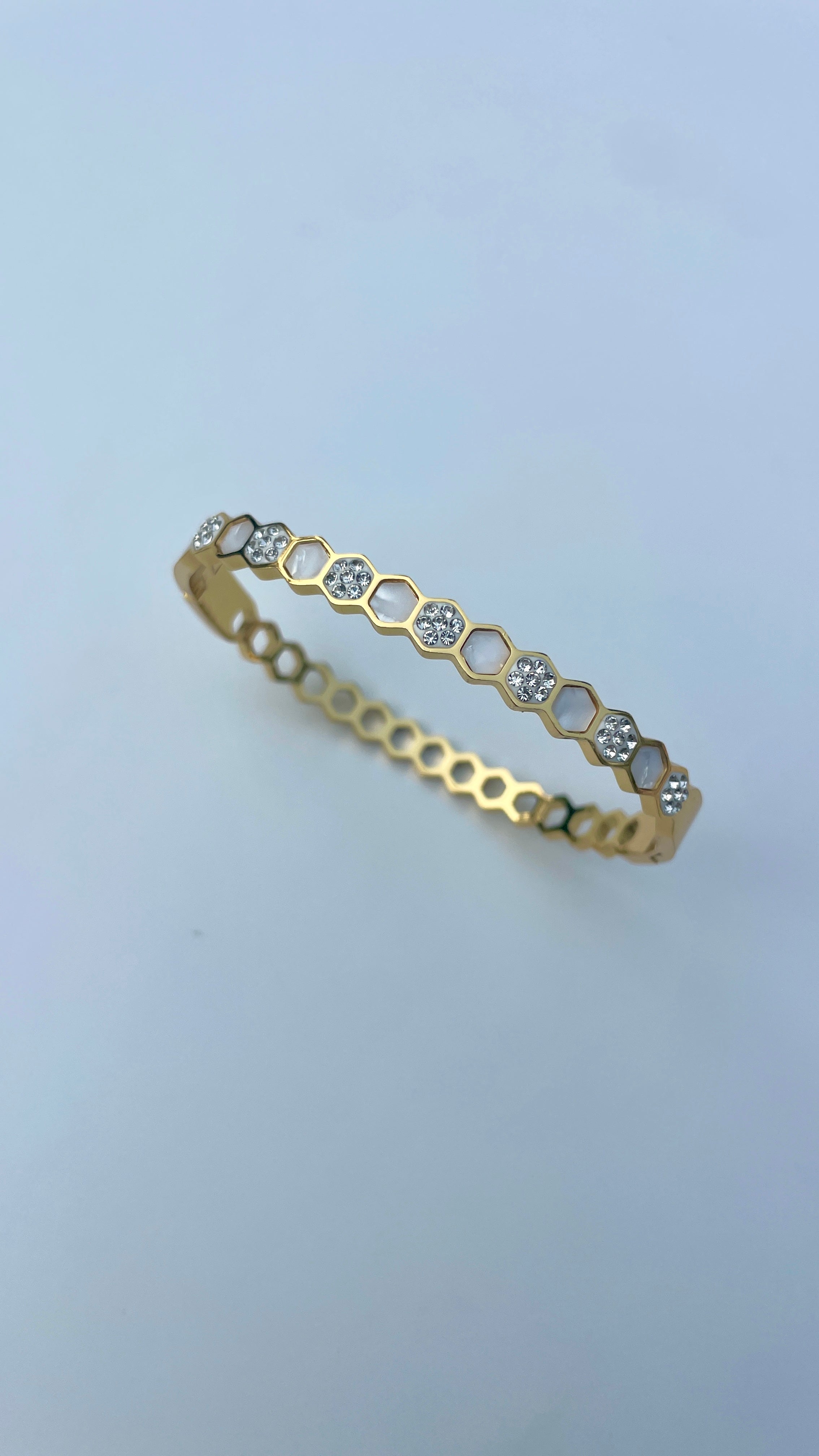 Hexagonal Bangle