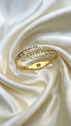 Crystal squarestack Bangle