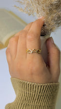 Adjustable Heart Ring