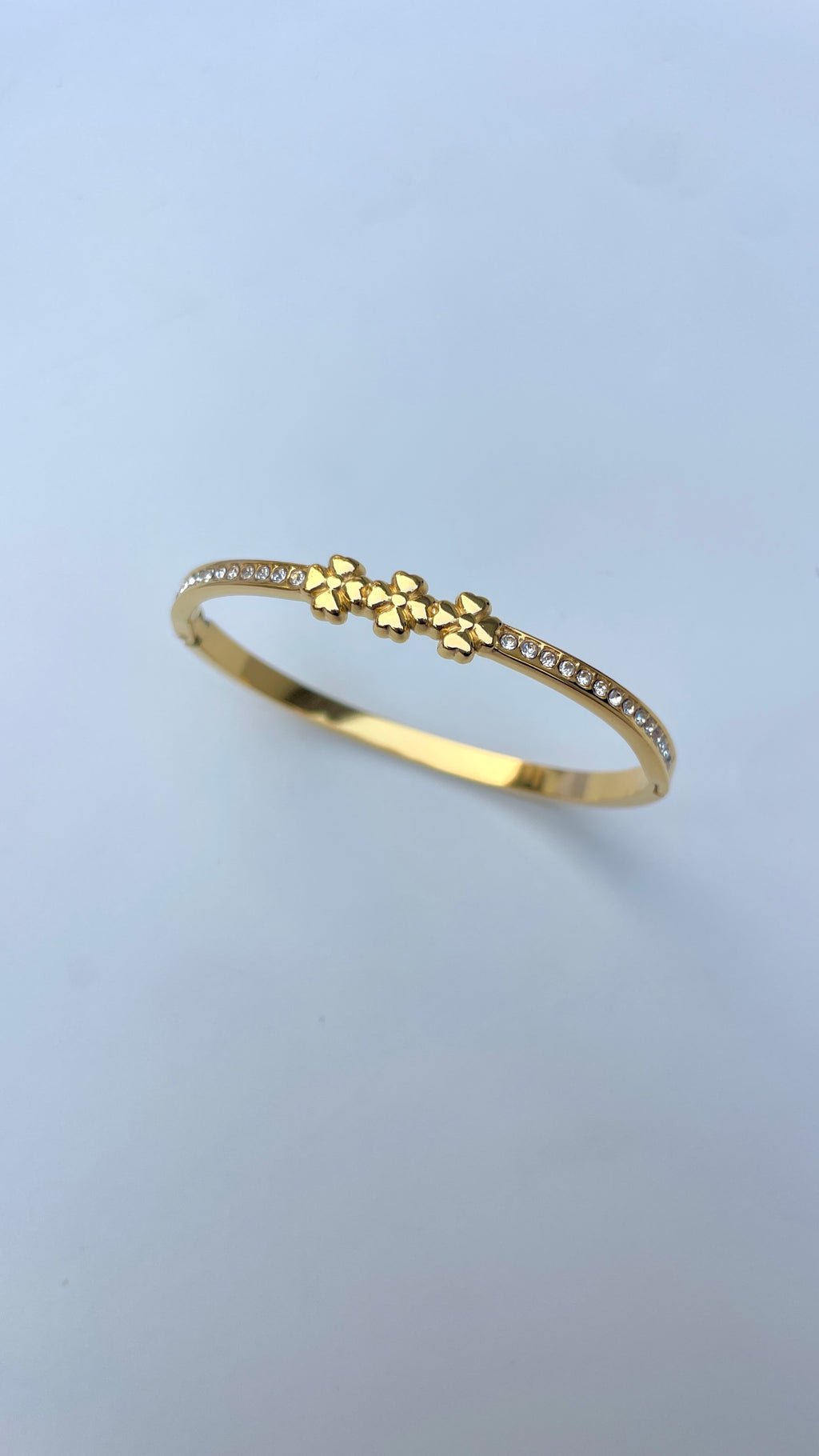 Petal glow cz bangle