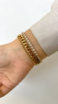 Three Layered Tennis Bracelete