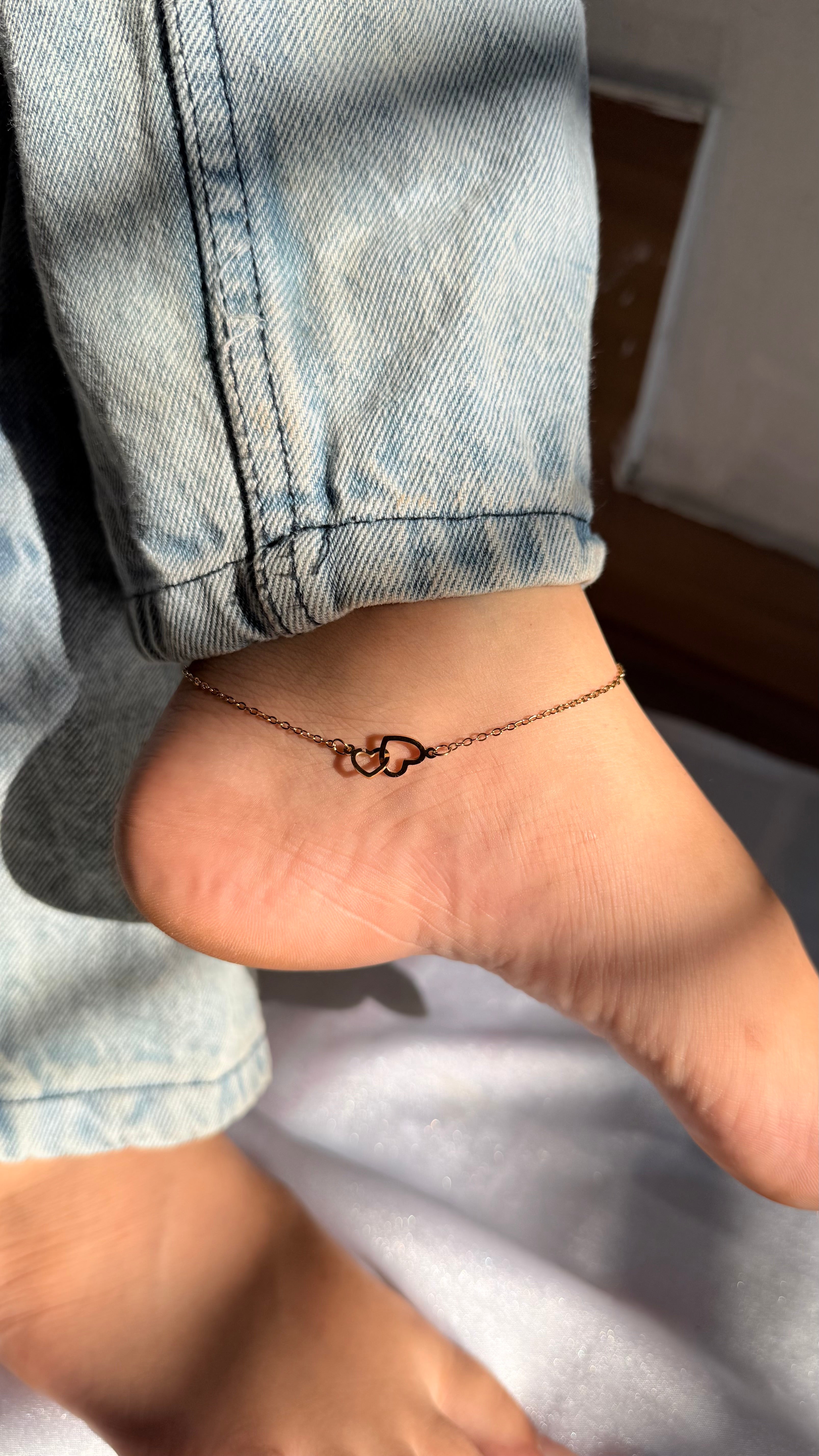 Double Love Anklet