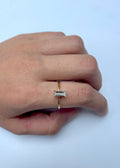 Adjustable Diamond Stone Ring