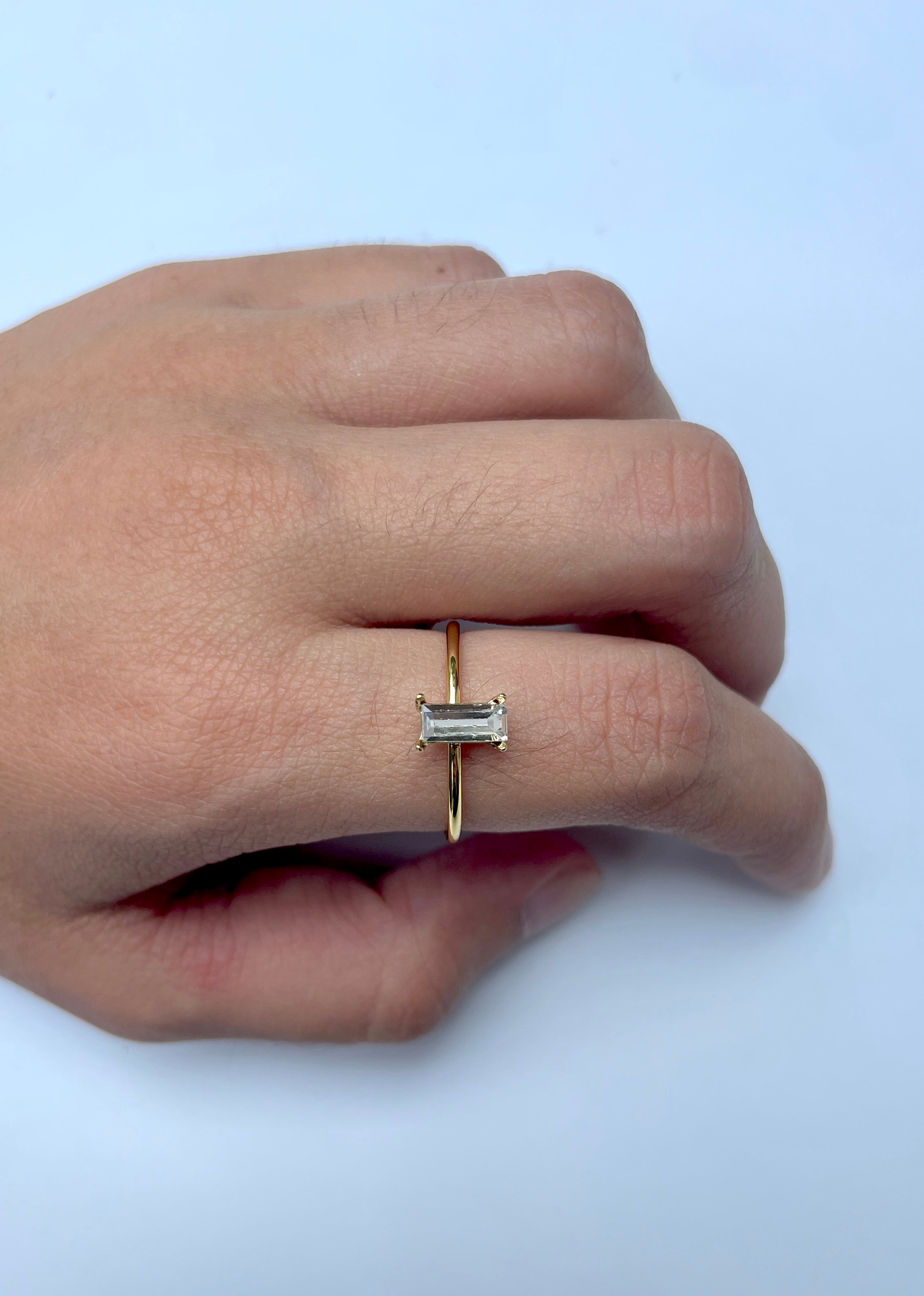 Adjustable Diamond Stone Ring