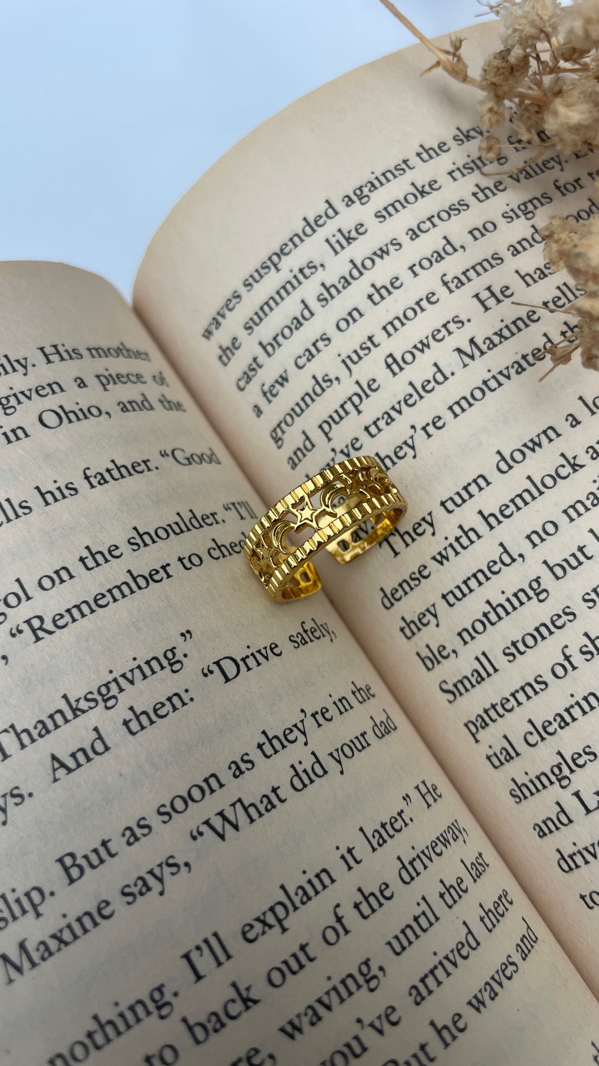 Adjustable Golden Night Ring