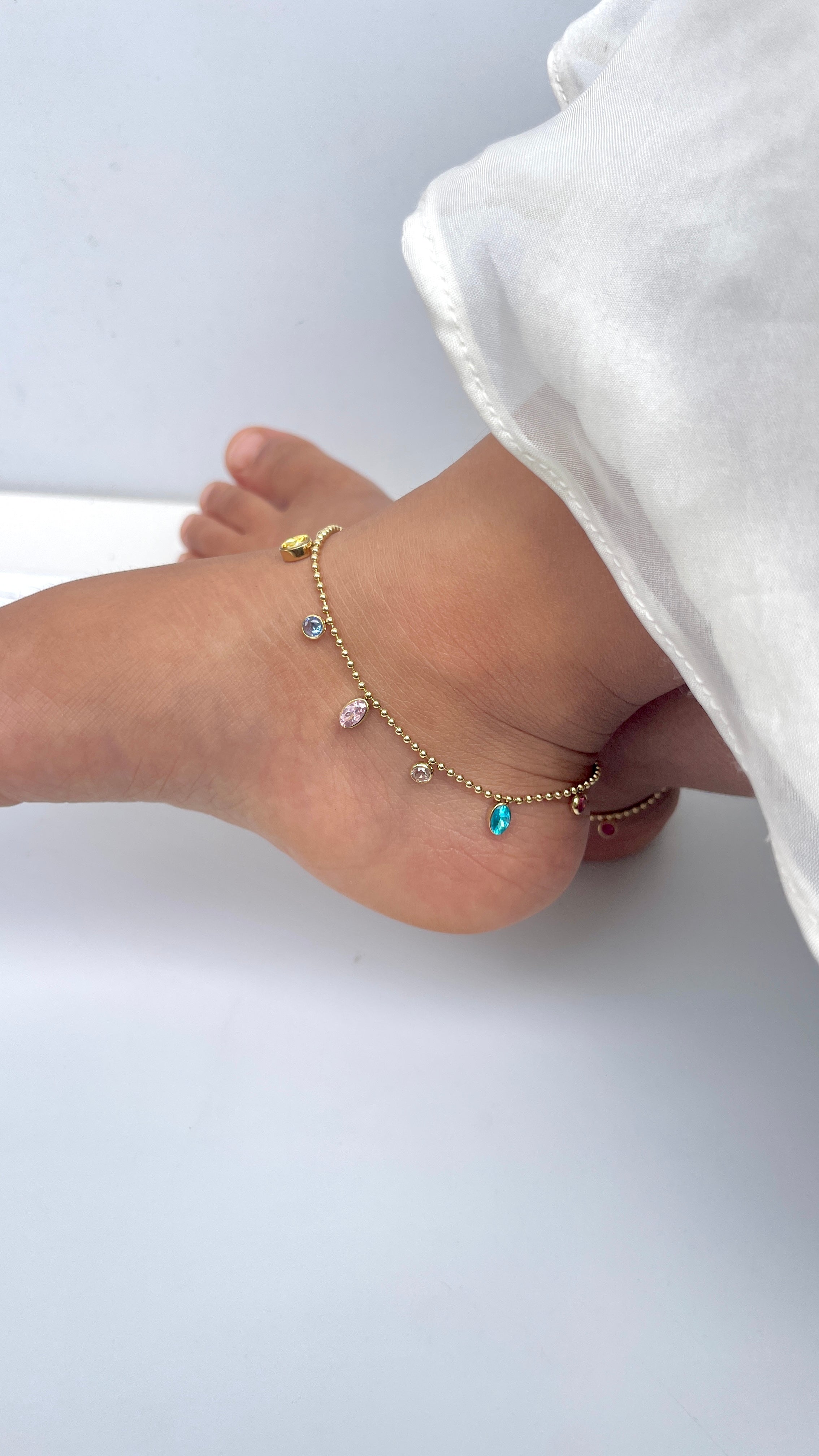 Gem Droplet Anklet