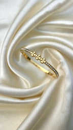 Petal glow cz bangle