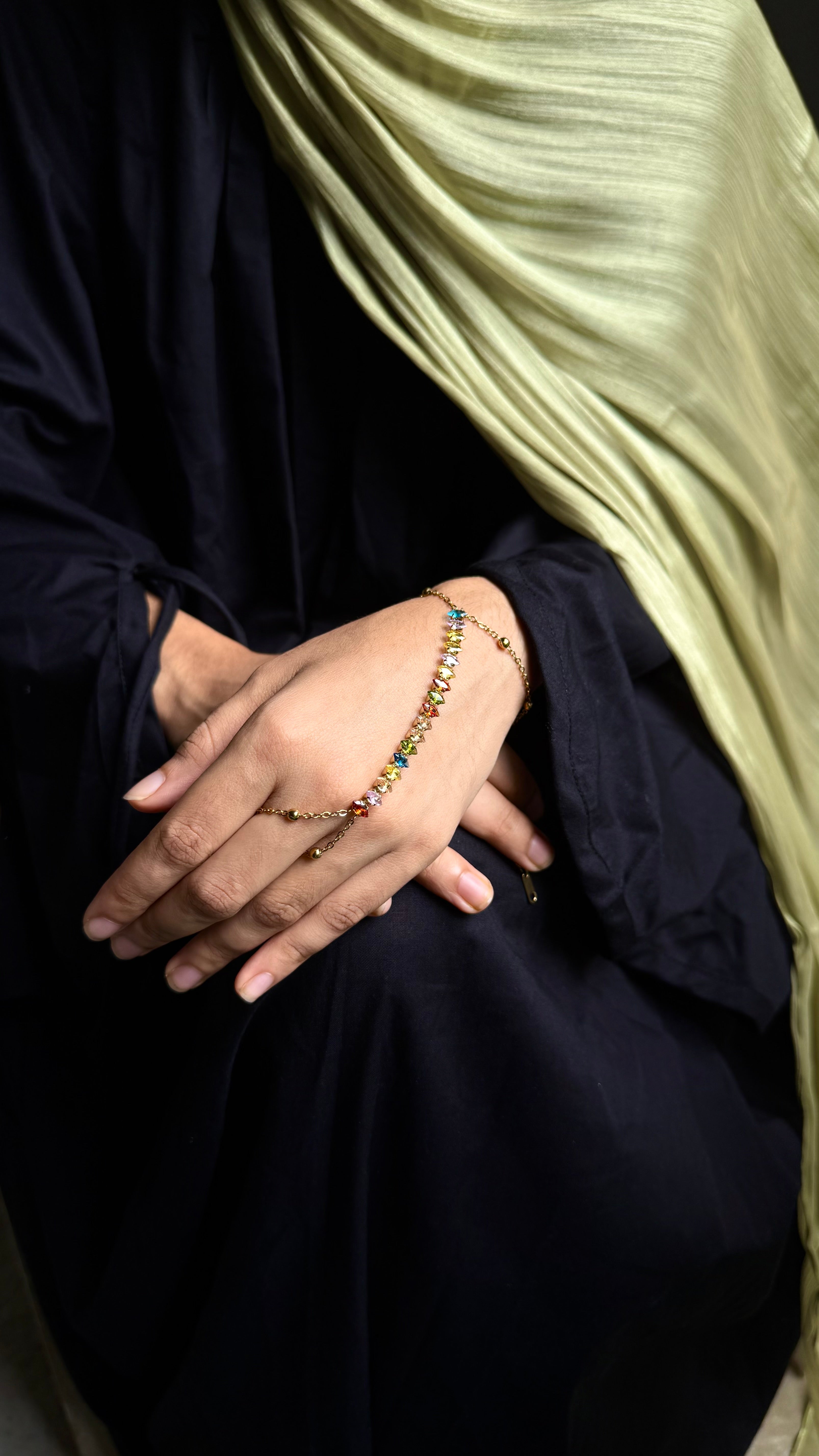 Rainbow Hand Chain
