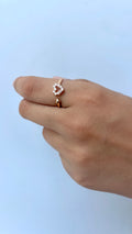 Adjustable Heart wrap Ring