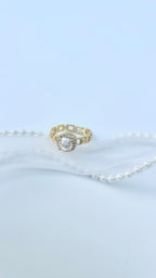 Adjustable Halo Ring