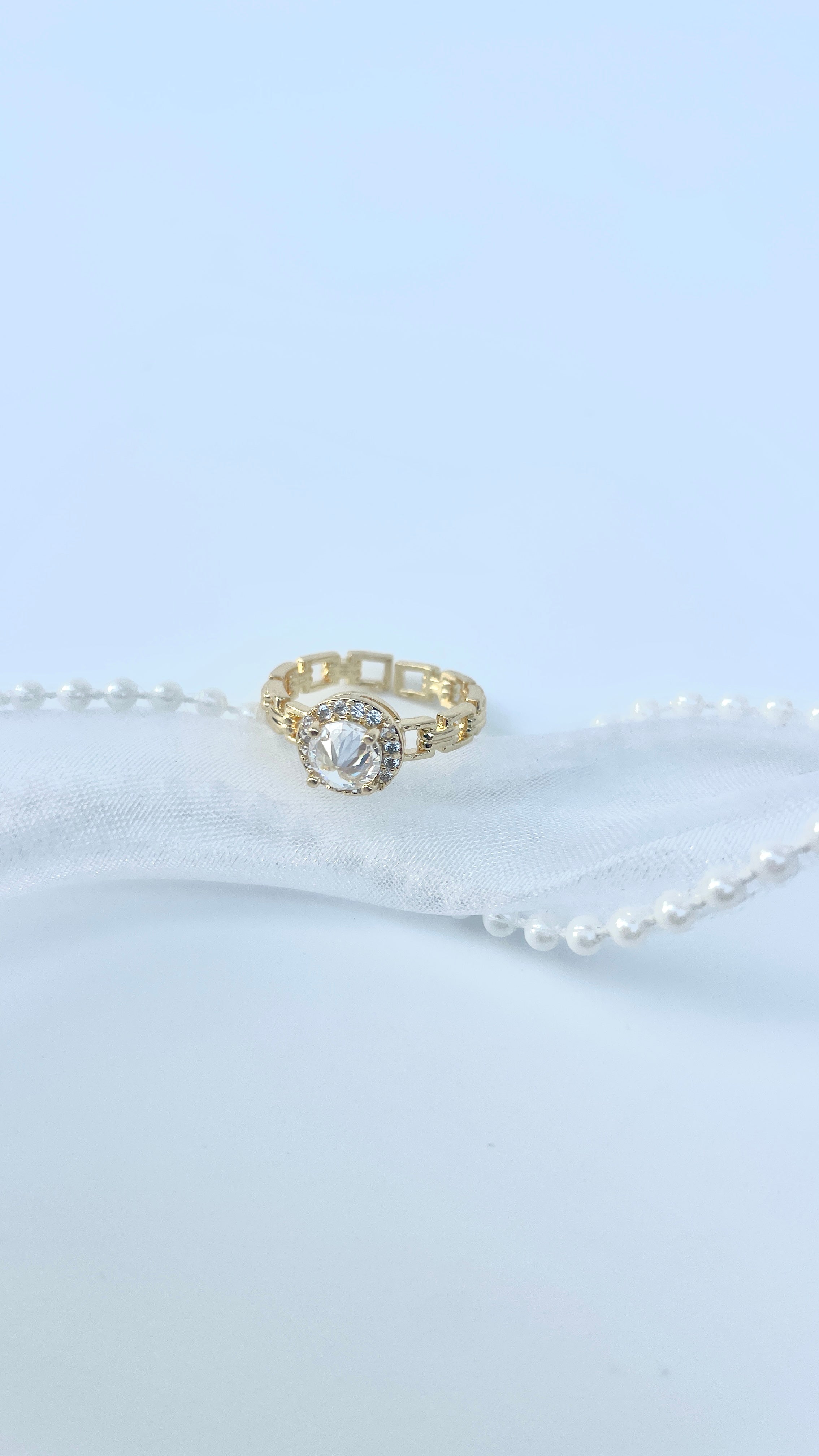 Adjustable Halo Ring