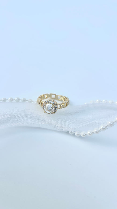 Adjustable Halo Ring