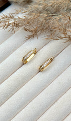 Golden Gleam Hoops