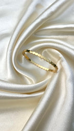 Honeycomb glow bangle