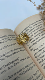 Adjustable Infinity Link Ring