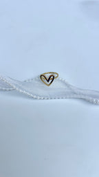 Adjustable Heart Ring