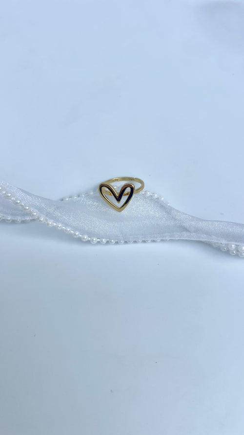 Adjustable Heart Ring