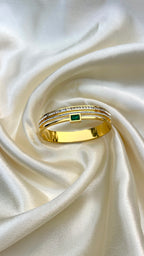 Emerald Glow Bangle
